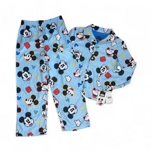 Disney Mickey Mouse Light Blue Pajama Set for Kids